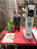 Art Gold Soda Maker with Additional Cylinder and Flavors Bundle