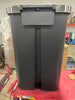 Plastic Locking Lid Step Trash Can Black - Indoor Kitchen Garbage Can, Spot Clean