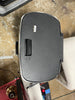 Plastic Locking Lid Step Trash Can Black - Indoor Kitchen Garbage Can, Spot Clean