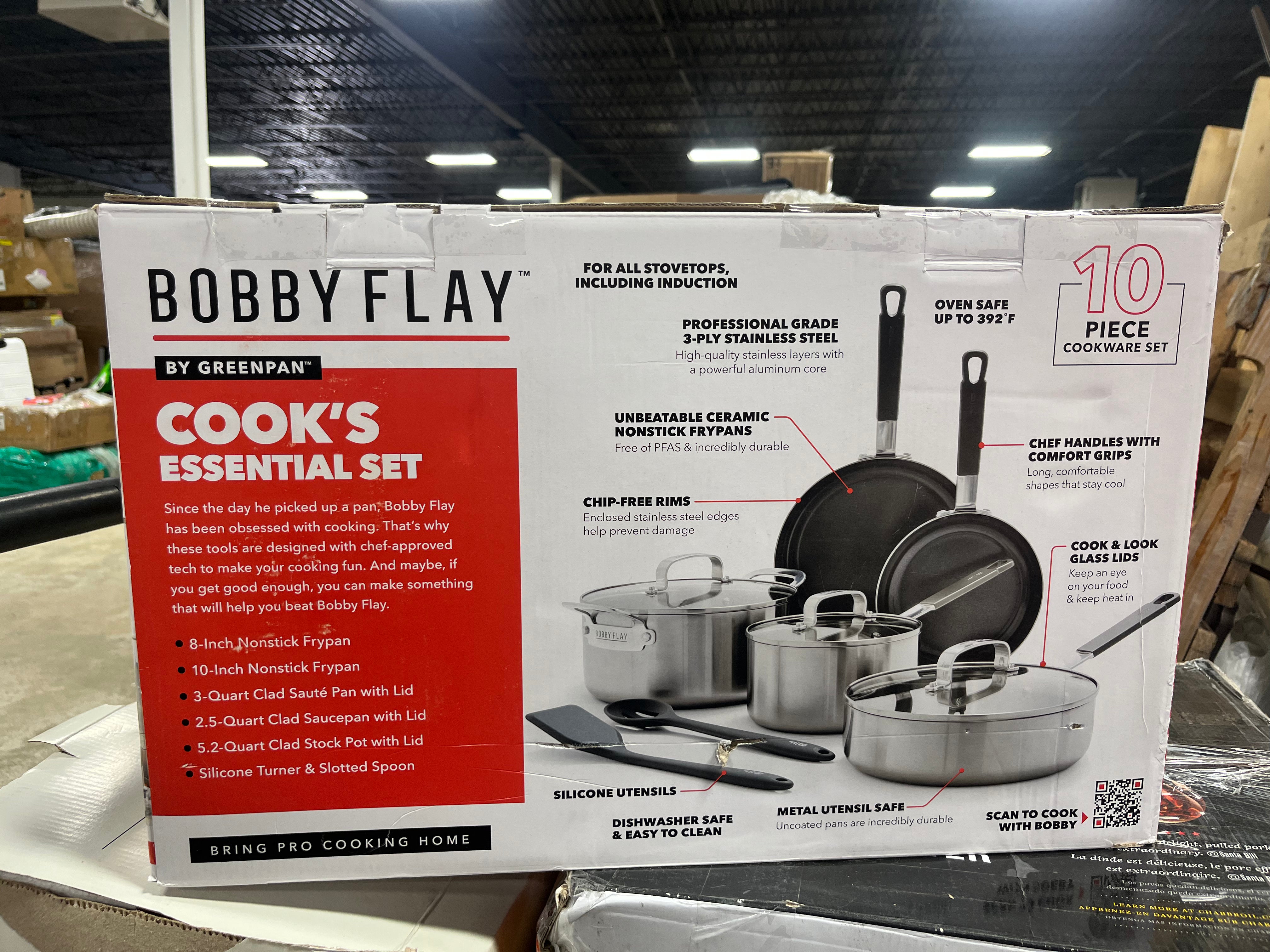 10pc Stainless Steel Cookware Set