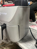 Dual Basket Tri-Zone Air Fryer Gray: Cool Touch Handle, Includes Fry Basket & Crisping Tray