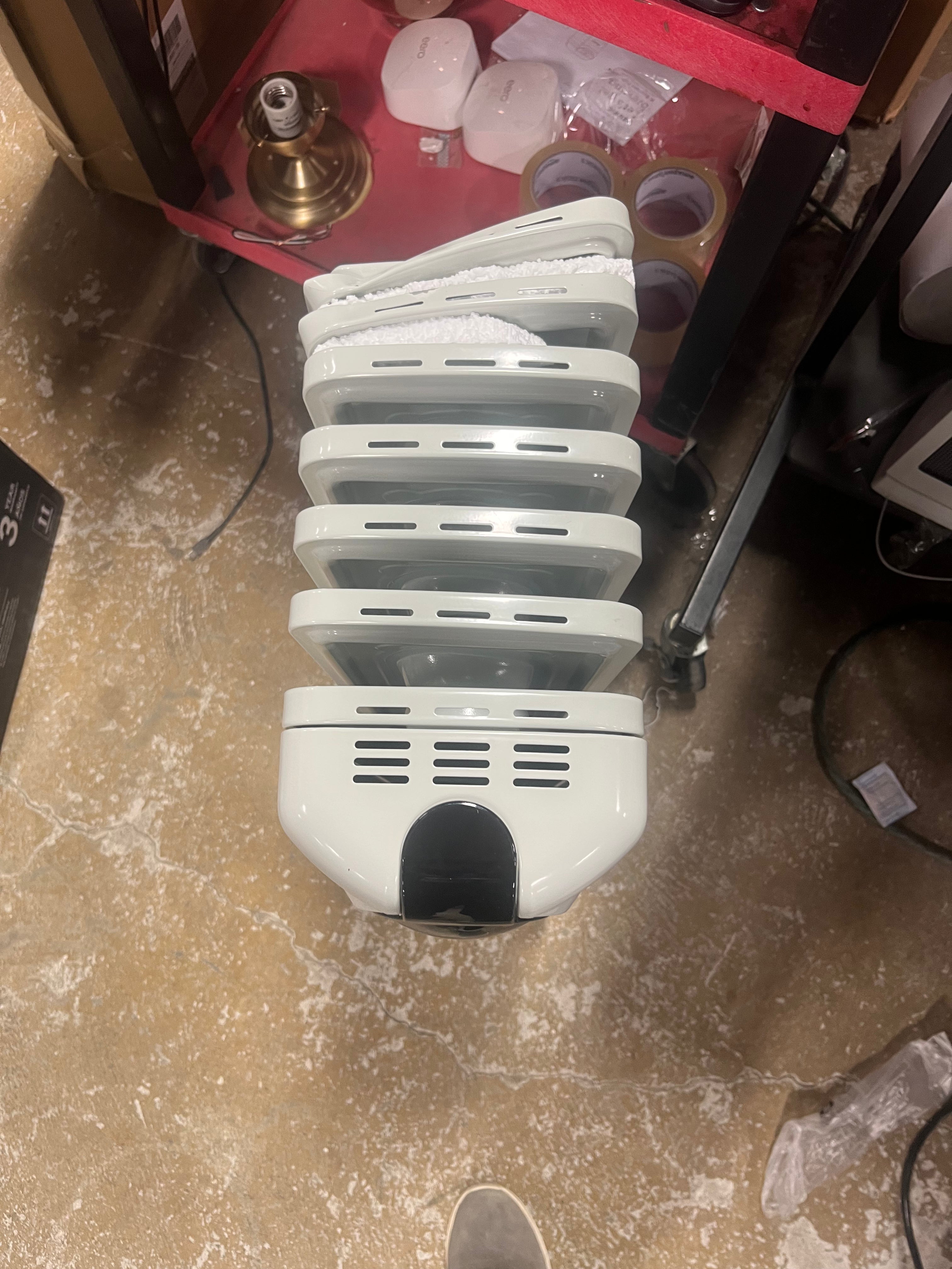 Radiator Heater: Oil Filled, Electric Space Heater, Indoor Use, Programmable Timer, 3 Settings, ETL Listed
