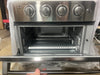 Air Fryer Toaster Oven Stainless Steel: Convection Bake, Broiler, Cool Touch