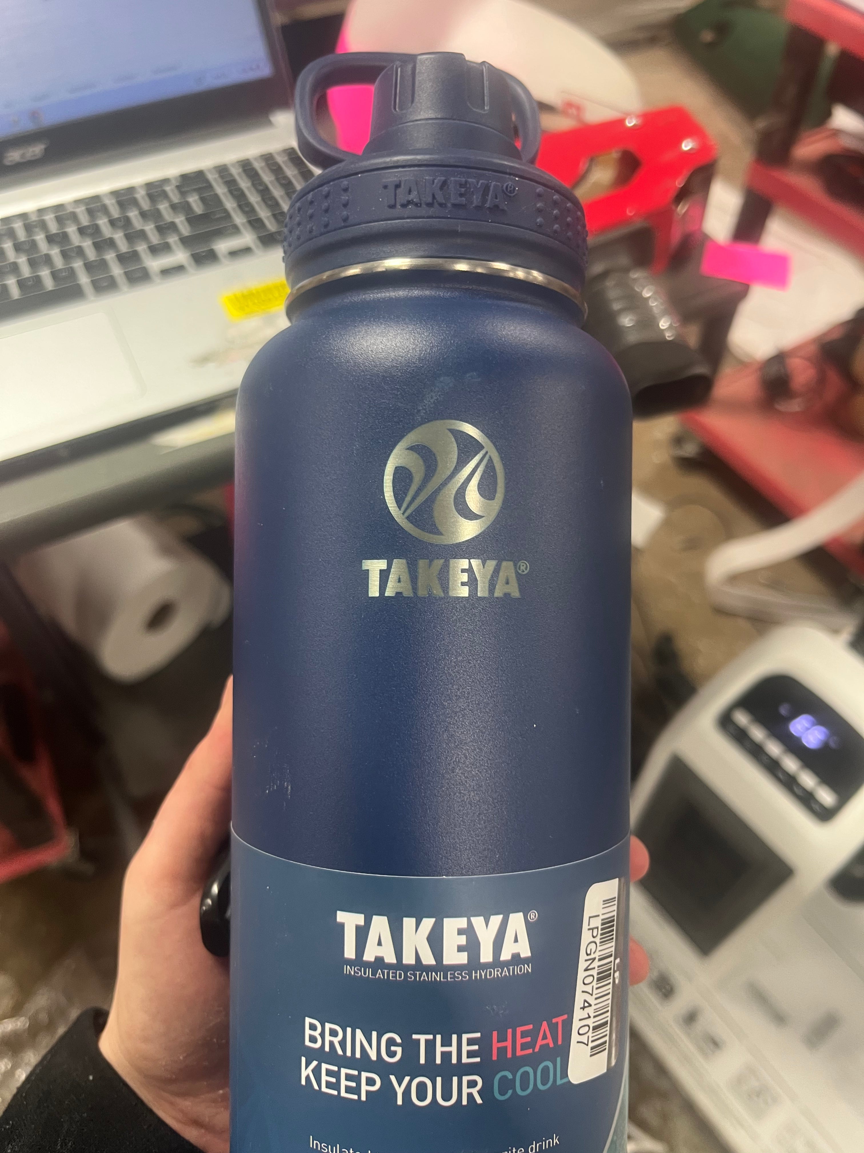 Actives Water Bottle With Spout Lid