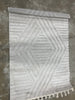 Risette Solid 4'x6' Shag Area Rug, Ivory