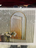 Decorative Wall Mirror Gold -  Modern Powder-Coated Metal, Novelty Shape, Wall Mount