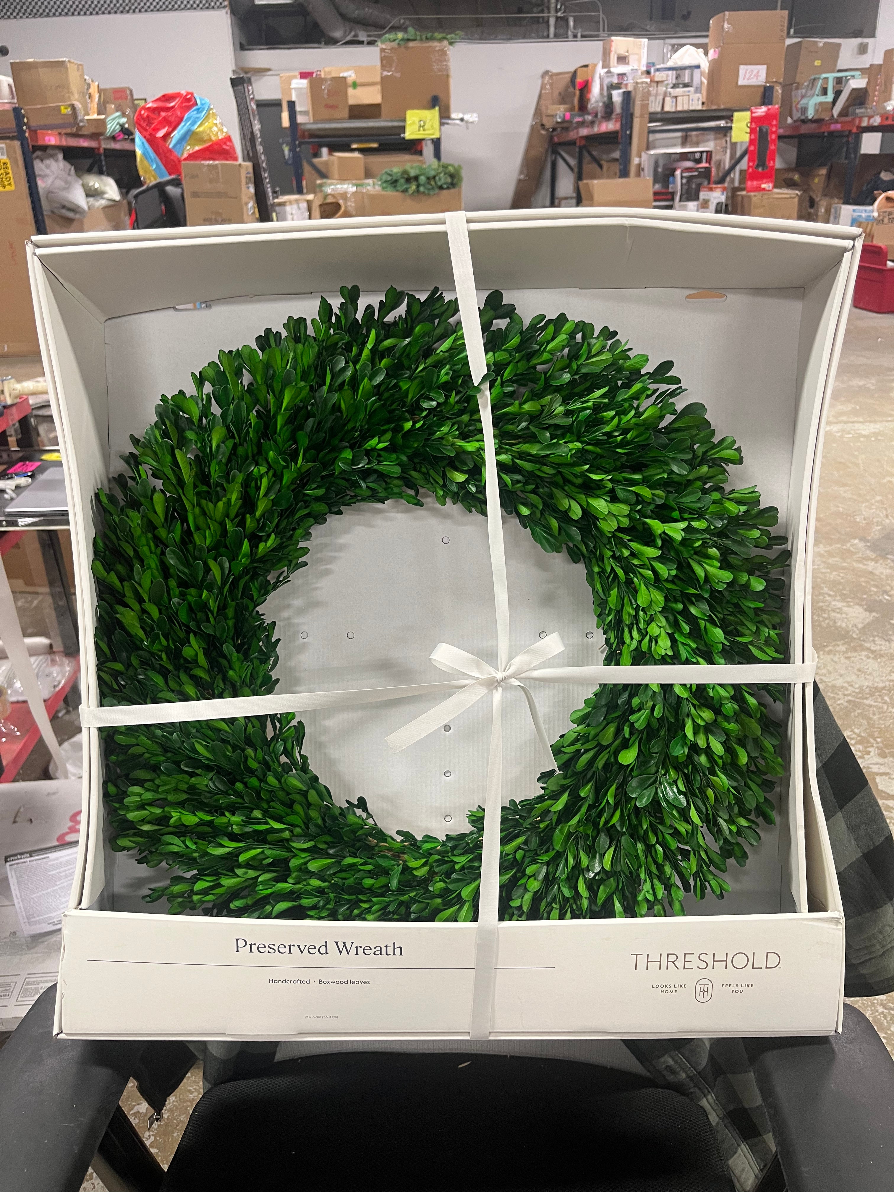 Preserved Square Wood Wreath