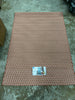 Diamond Power Loom Woven Area Rug Rust - Diamond Pattern, Flat Pile, Indoor Use, Cotton & Polyester - 4'x5'6