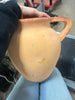 Single Handle Ceramic Vase - Watertight Terracotta Jug, Decorative Tabletop Piece