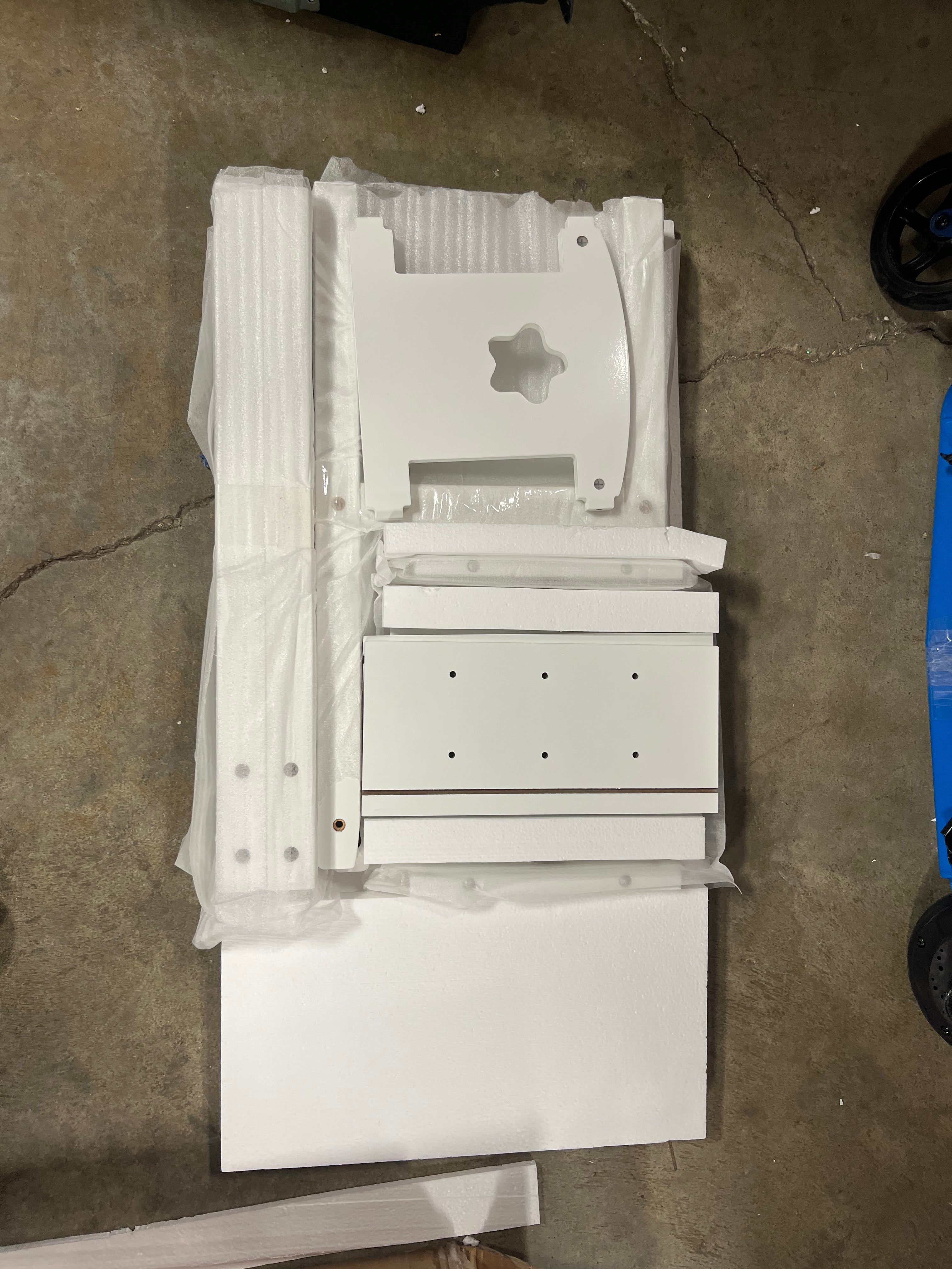 Kids Desk and Chair Set with Hutch and Bulletin Board