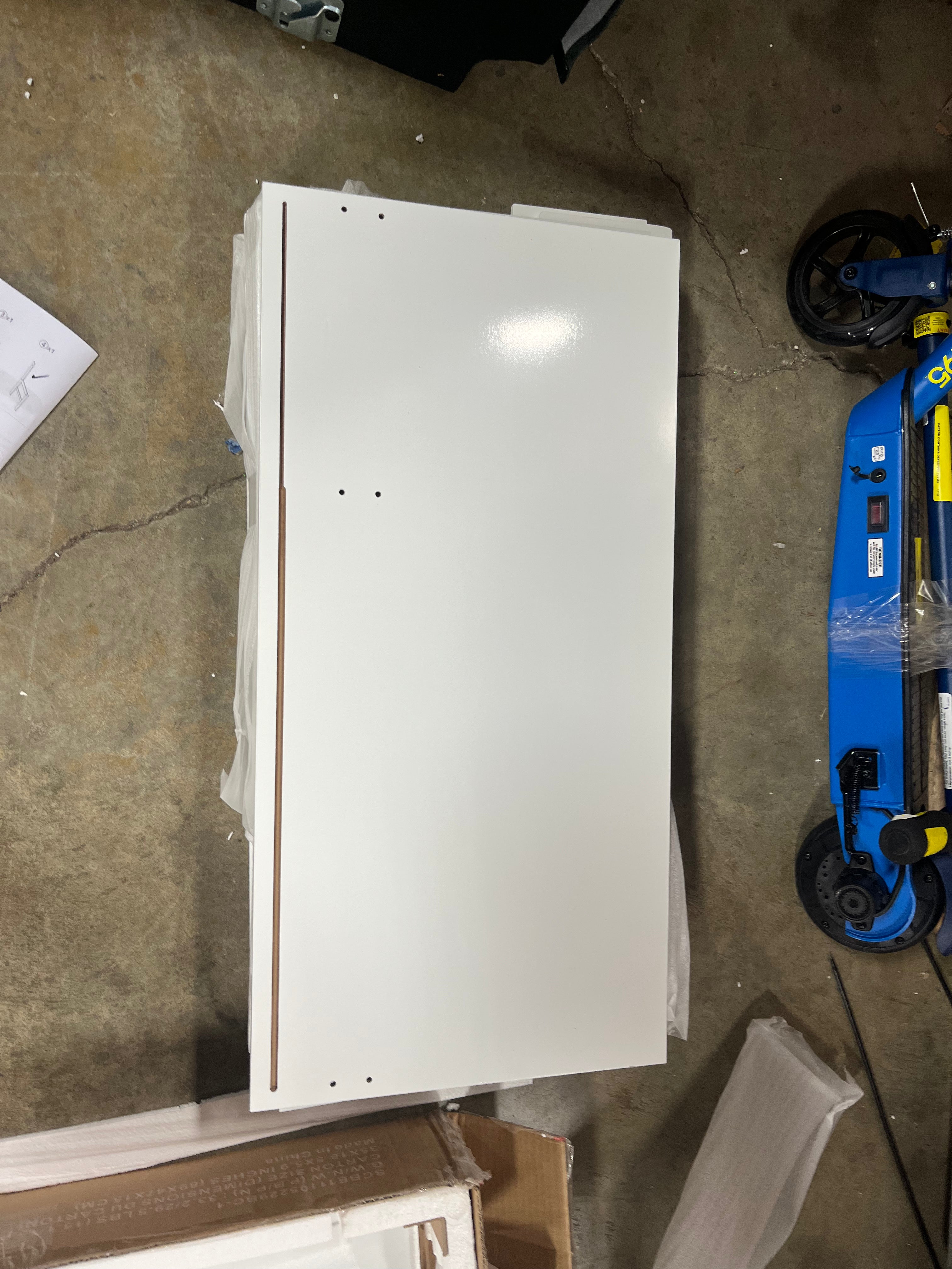 Kids Desk and Chair Set with Hutch and Bulletin Board