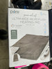 PureRelief with 6 Heat Settings and Auto Shut-off XXL Extra Wide Heating Pad - Charcoal Gray