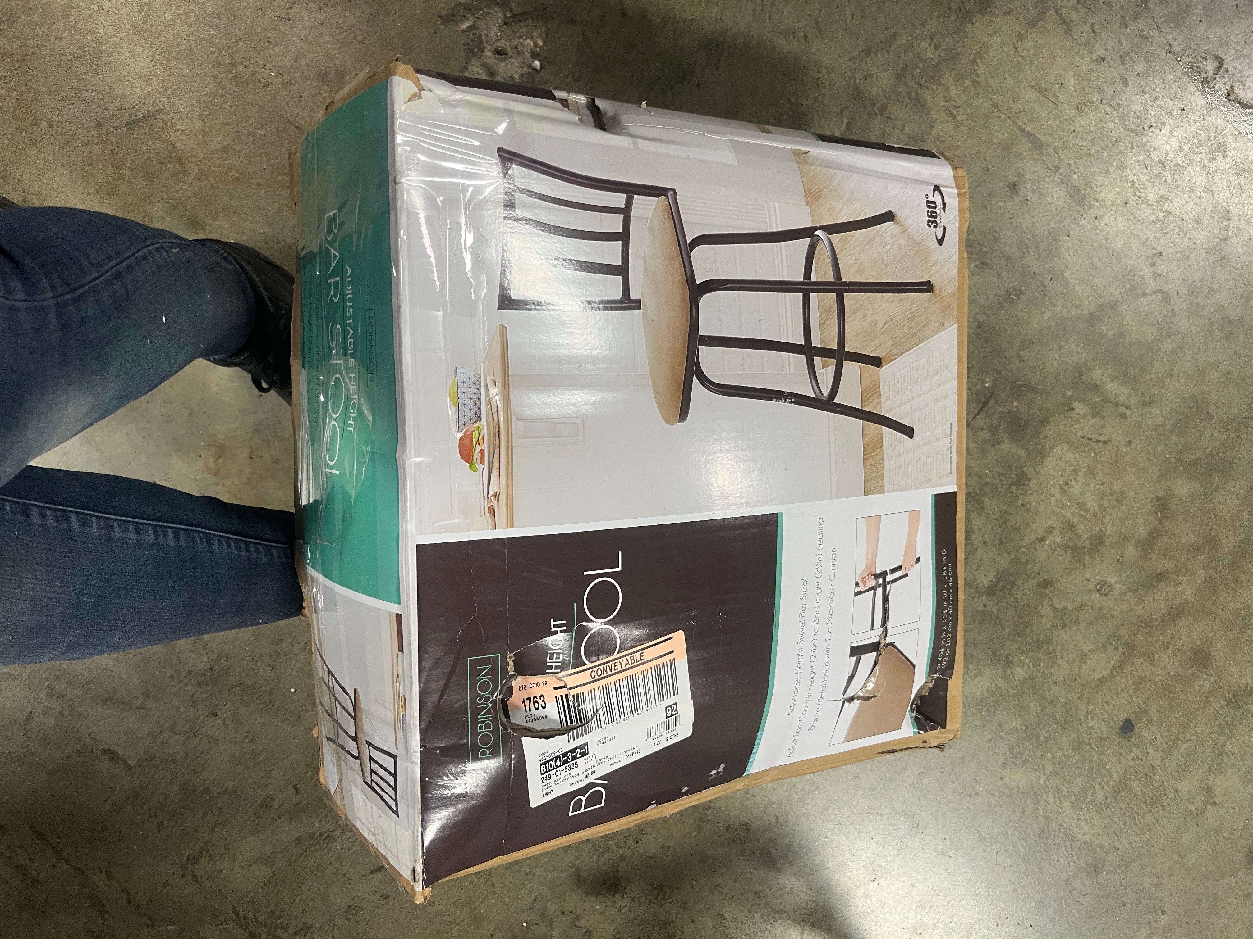 Robinson Adjustable Counter Height Barstool