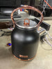 Heritage Stainless Steel Electric Water Kettle, Black & Copper