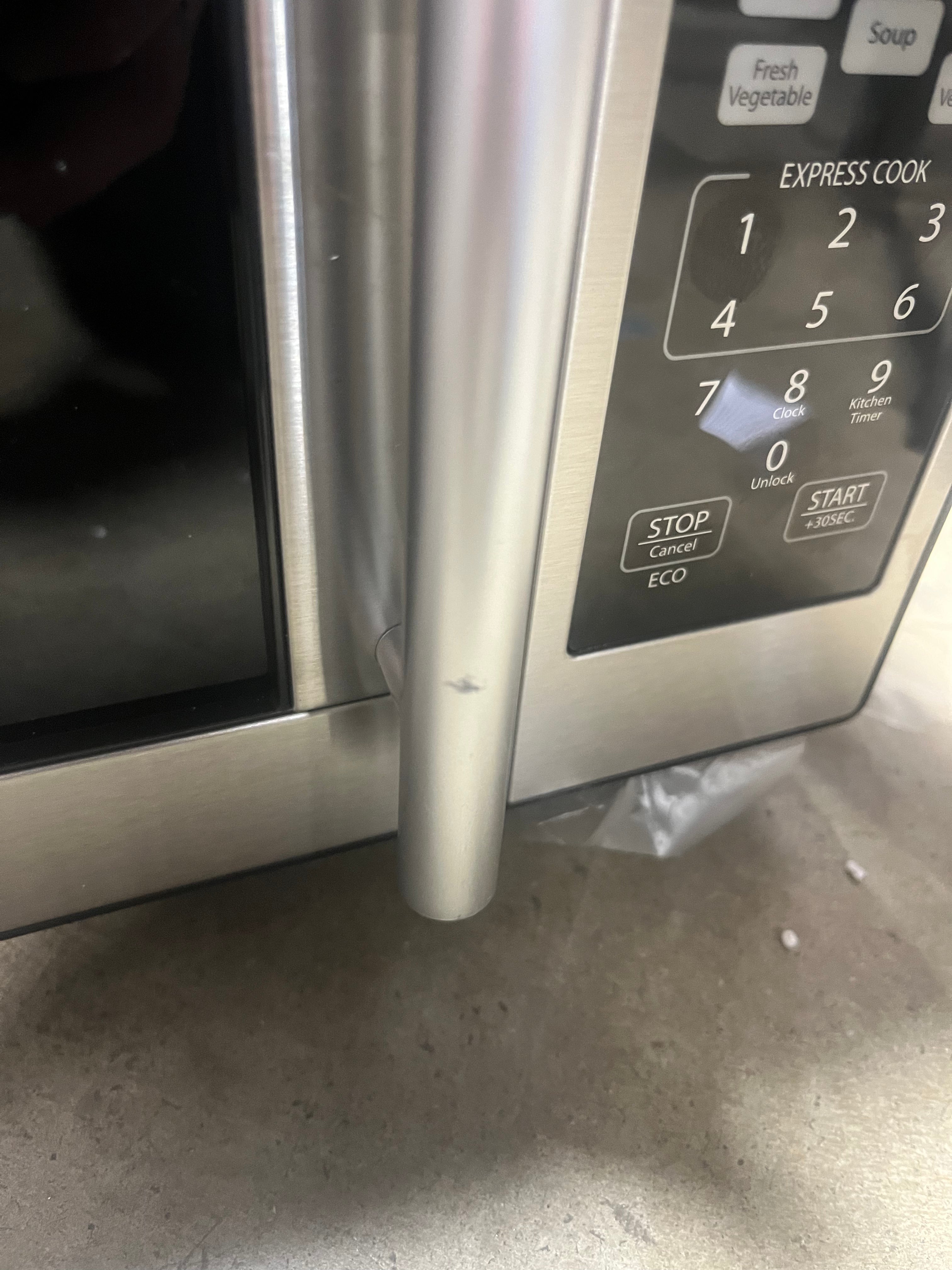 Microwave Oven - Black - Countertop, Small Dorm Microwave, Child Lock, 8 Programs