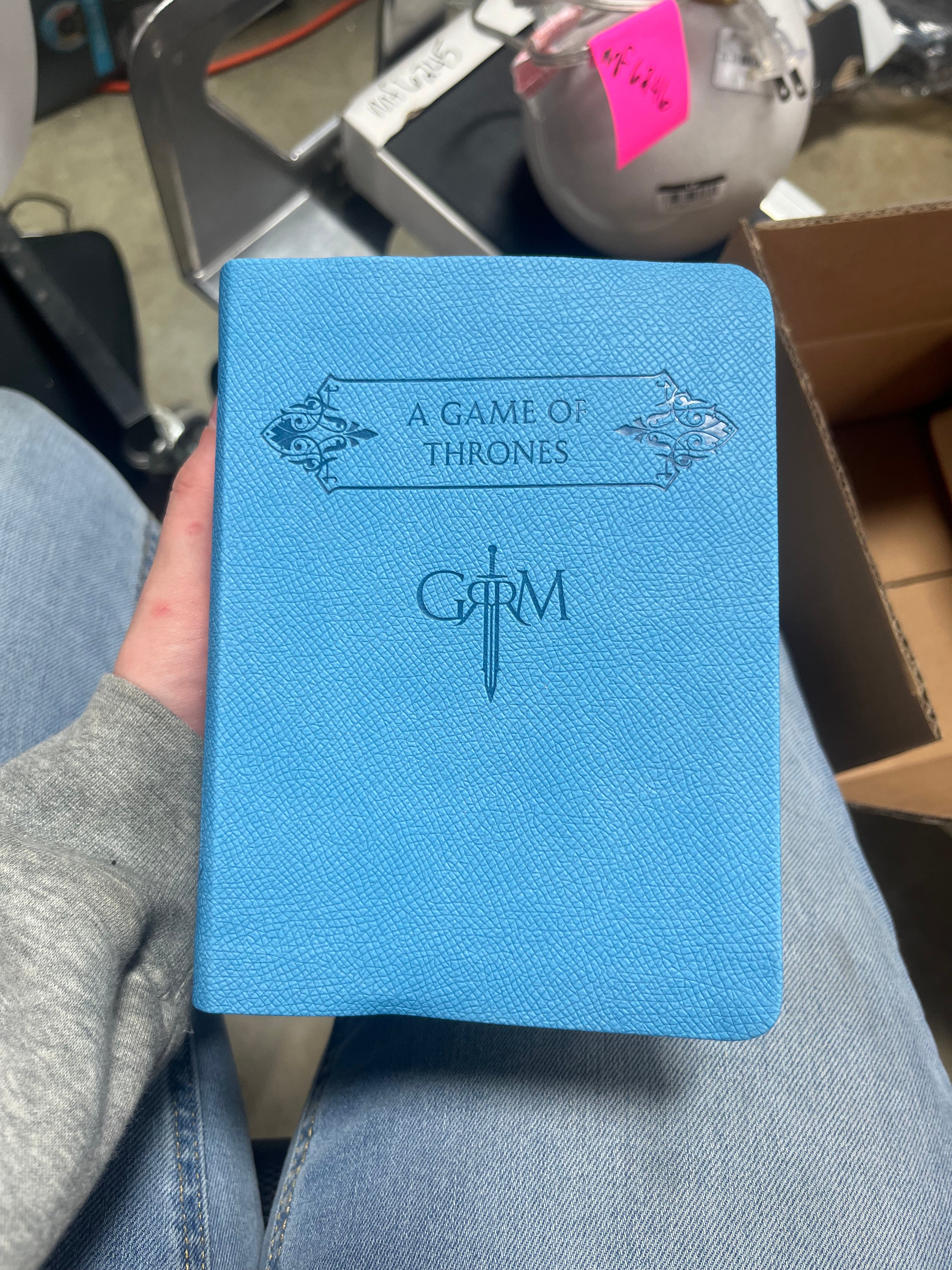 A Game of Thrones Leather-Cloth Boxed Set - (Song of Ice and Fire) by George R R Martin (Mixed Media Product)