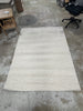 Chunky Rectangular Handmade Woven Area Rug Cream - 5'x7'