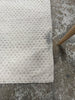 Chunky Rectangular Handmade Woven Area Rug Cream - 5'x7'