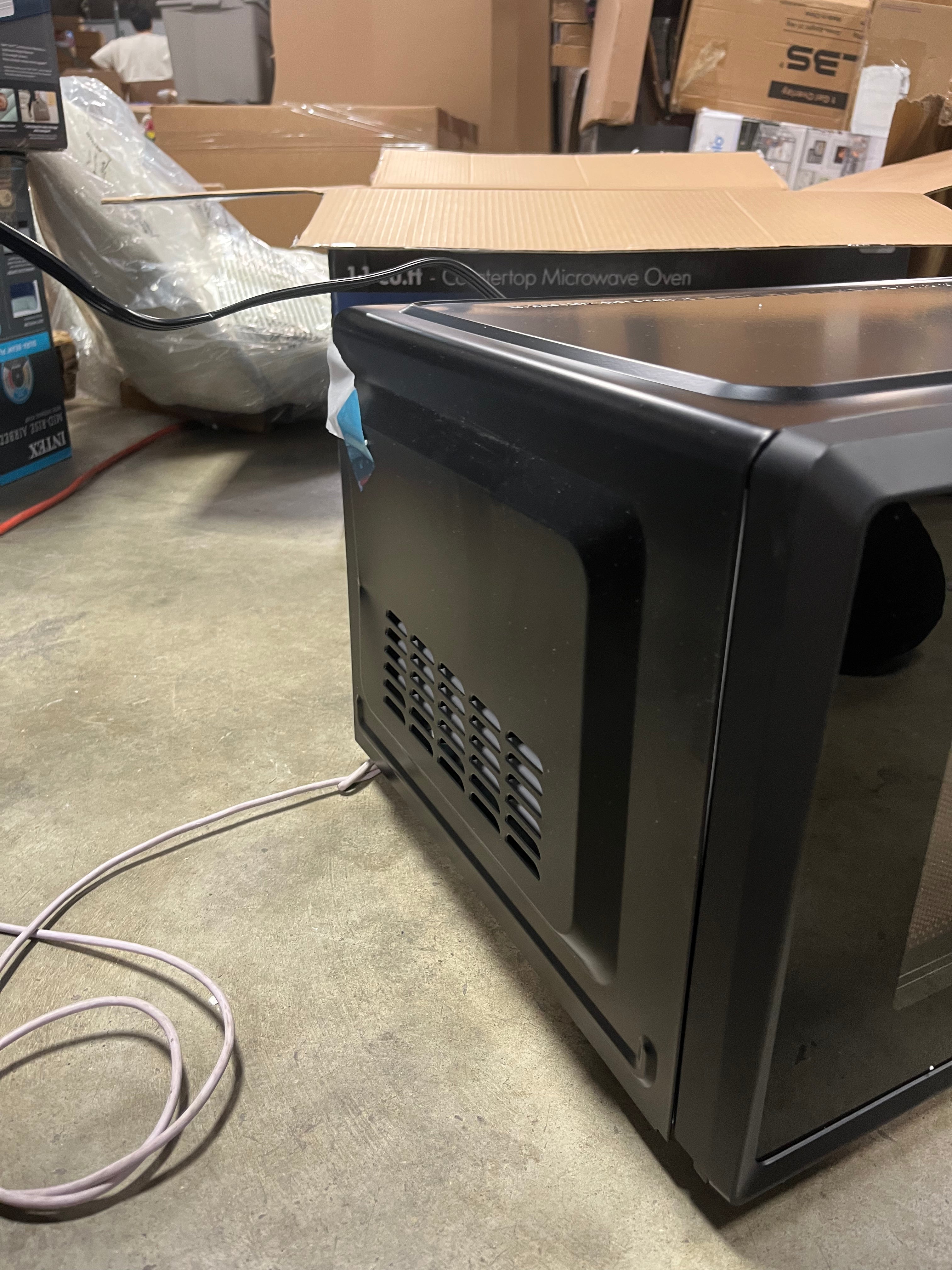 Microwave - Black: Countertop Oven, Child Lock, 6 Programs