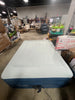 Elevated Pillow Rest Queen Air Mattress with Internal Pump - Off-White/Blue