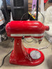 Deluxe 4.5 Stand Mixer, Empire Red with Flat Beater, Dough Hook, Whip