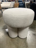 Boucle Fully Upholstered Accent Ottoman Stool