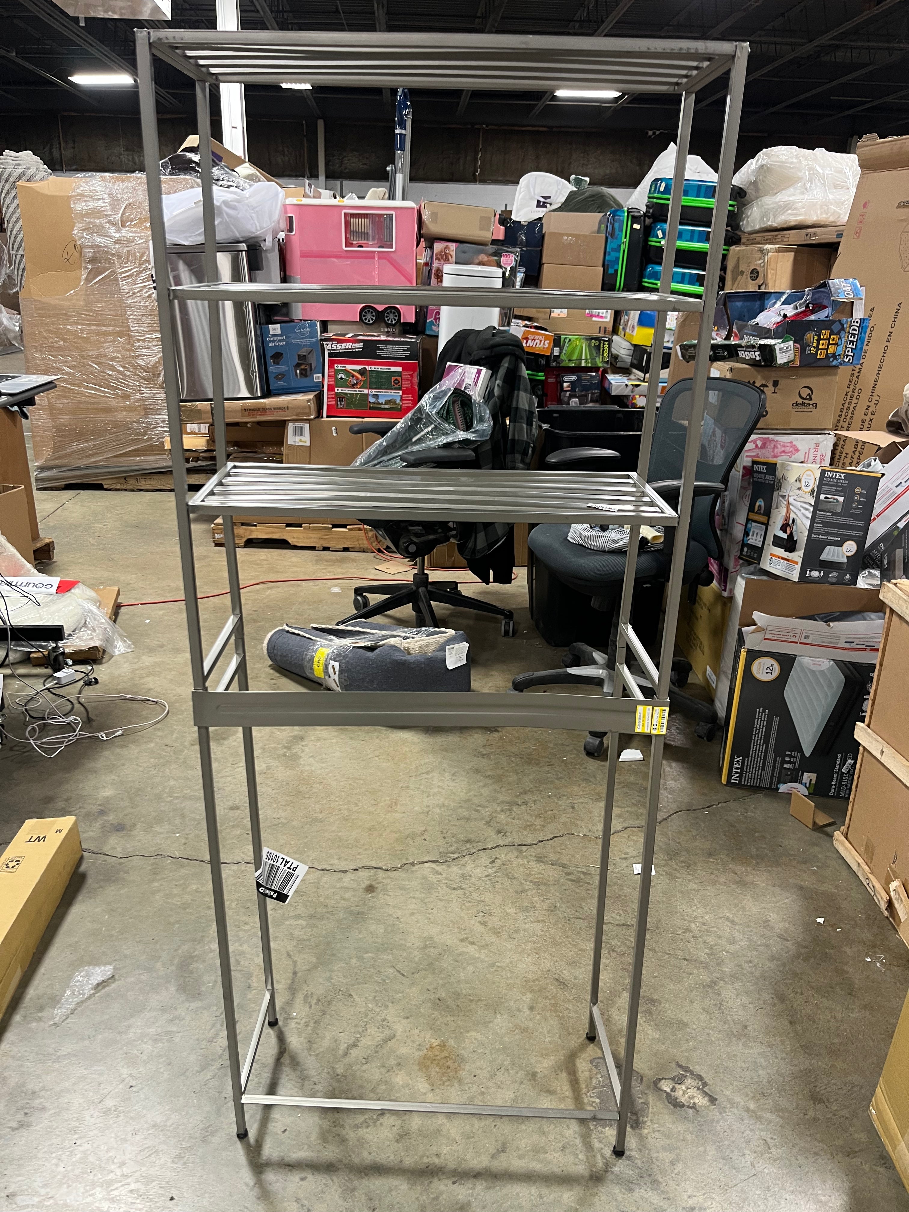 Over The Toilet Storage Brushed Nickel Metal