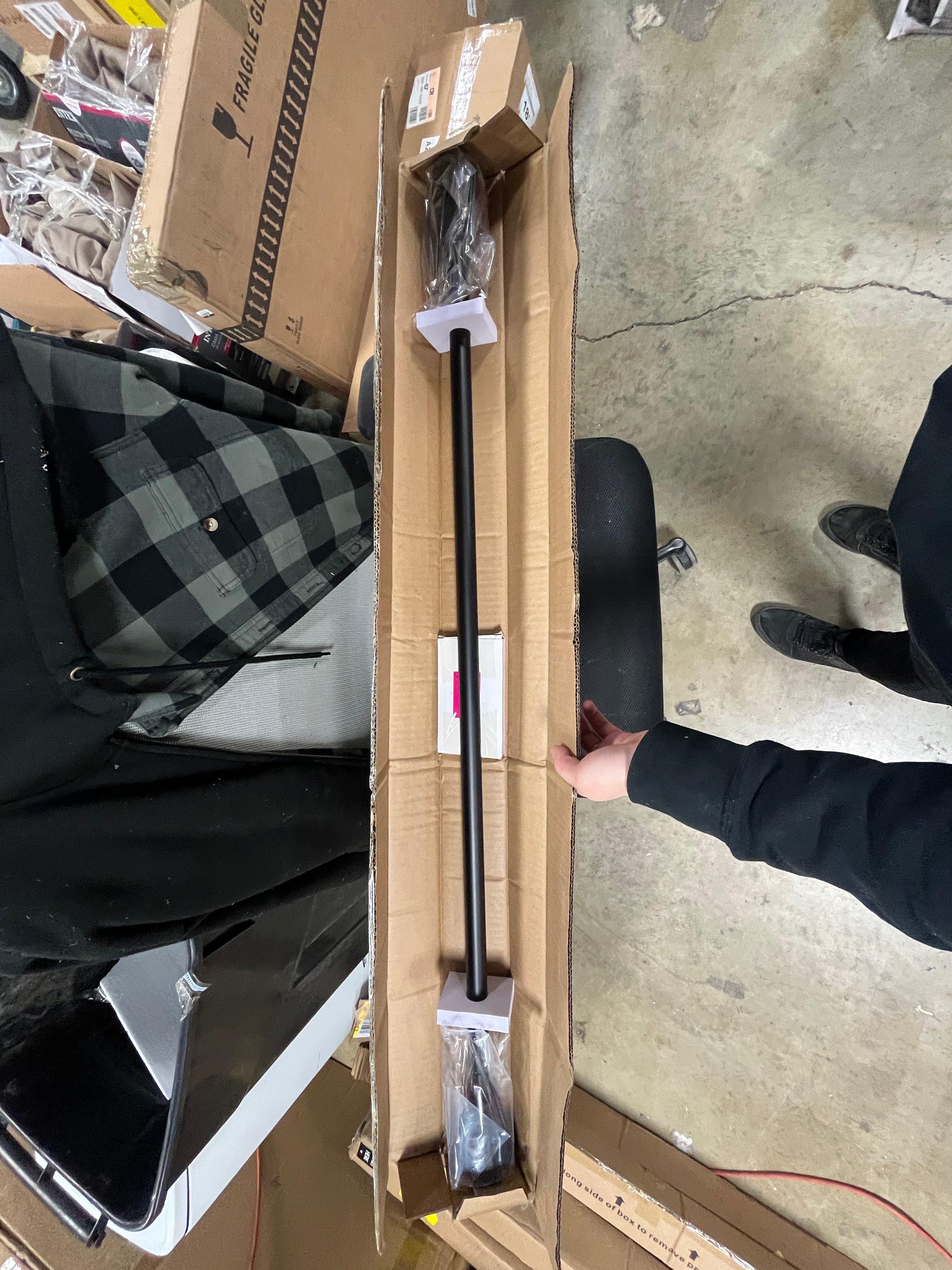 Chiseled Cone Curtain Rod