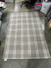 Cottonwood Handwoven Plaid Wool/Cotton Area Rug 5'x7'