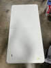 Adjustable Height Folding Table Off-White