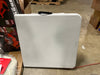 Adjustable Height Folding Table Off-White