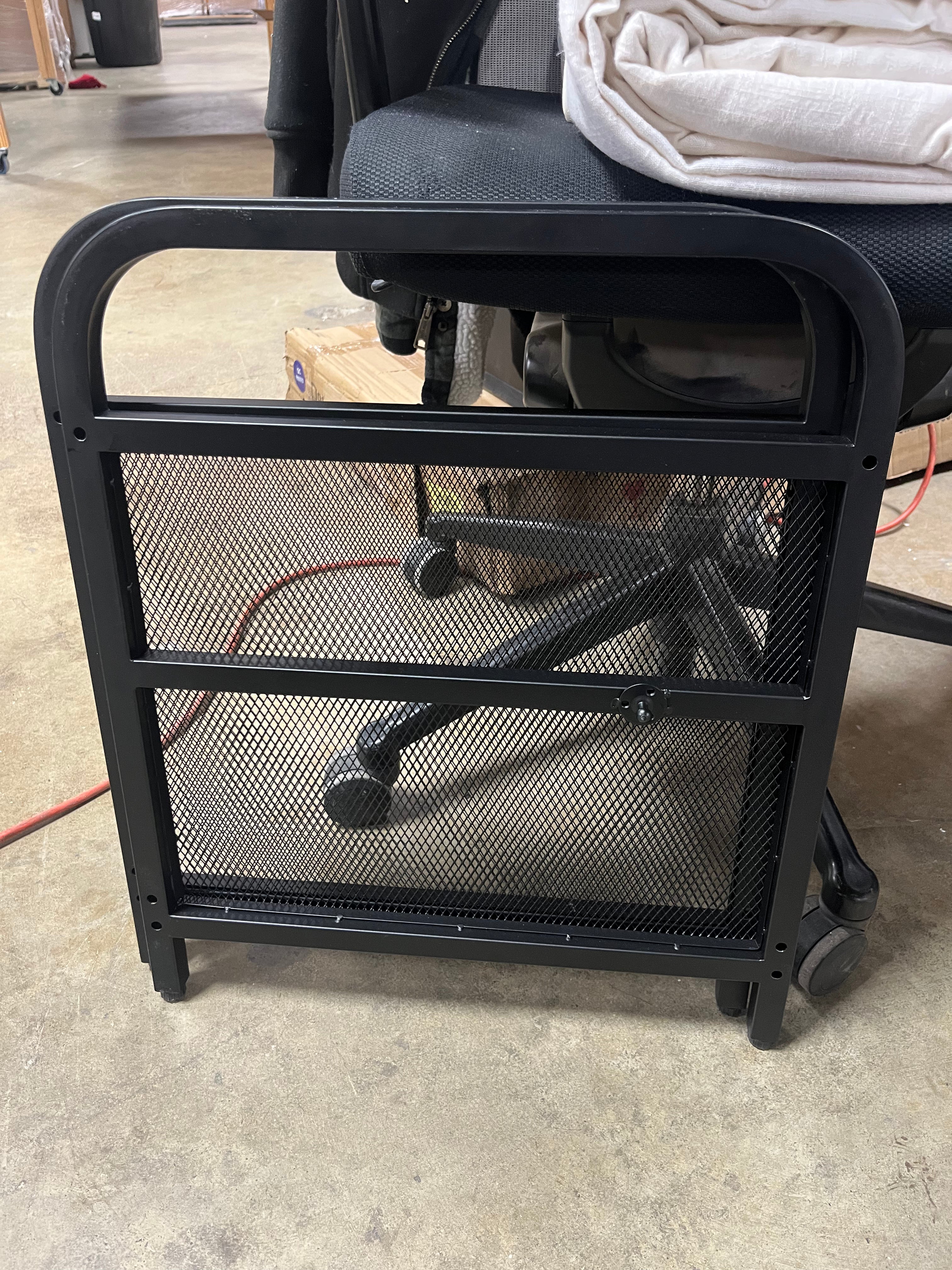 Metal Storage Bench