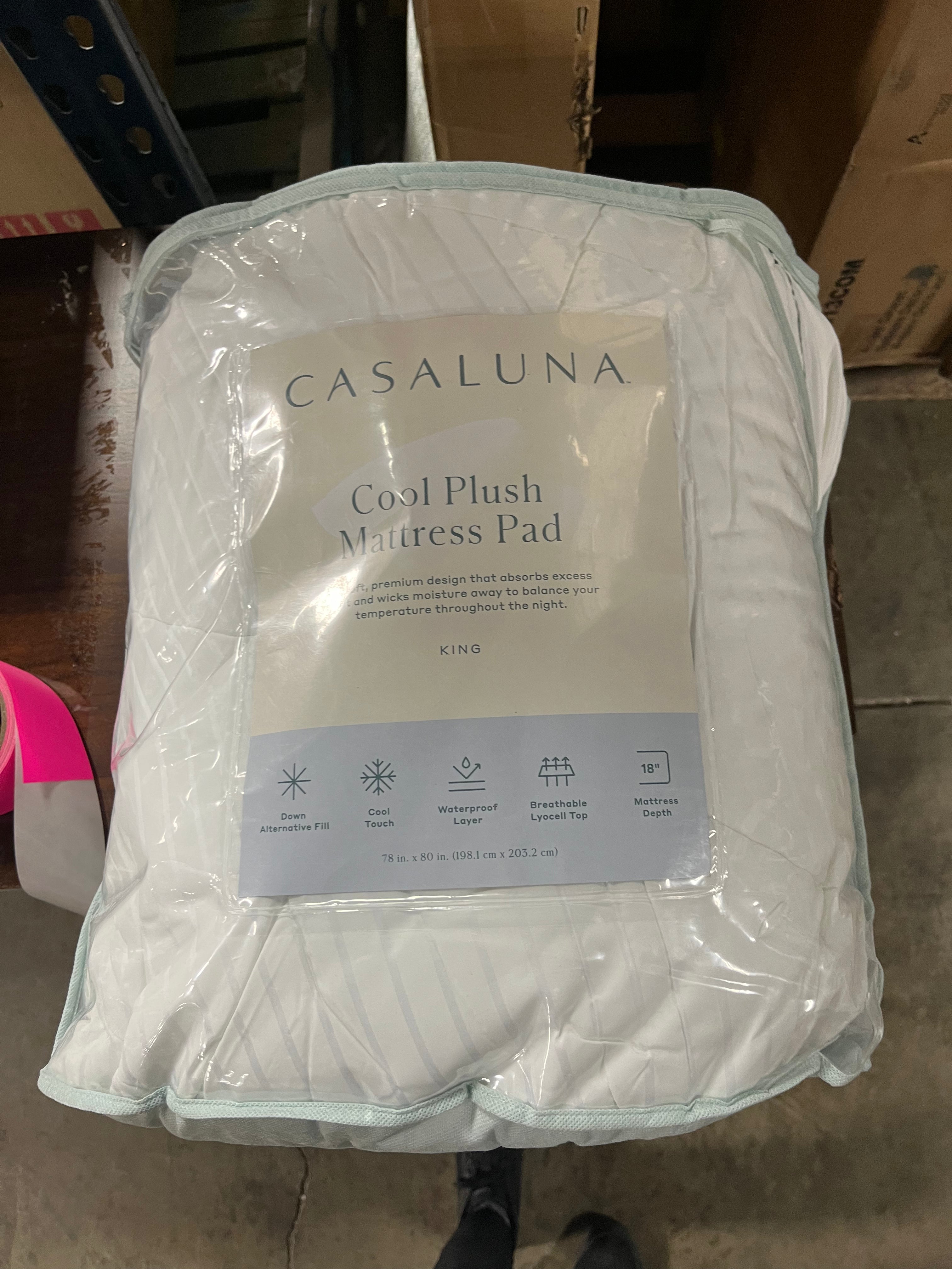 Cool Plush Waterproof Mattress Pad - King