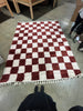 Carlisha Contemporary Checkered Area Rug, 7'10