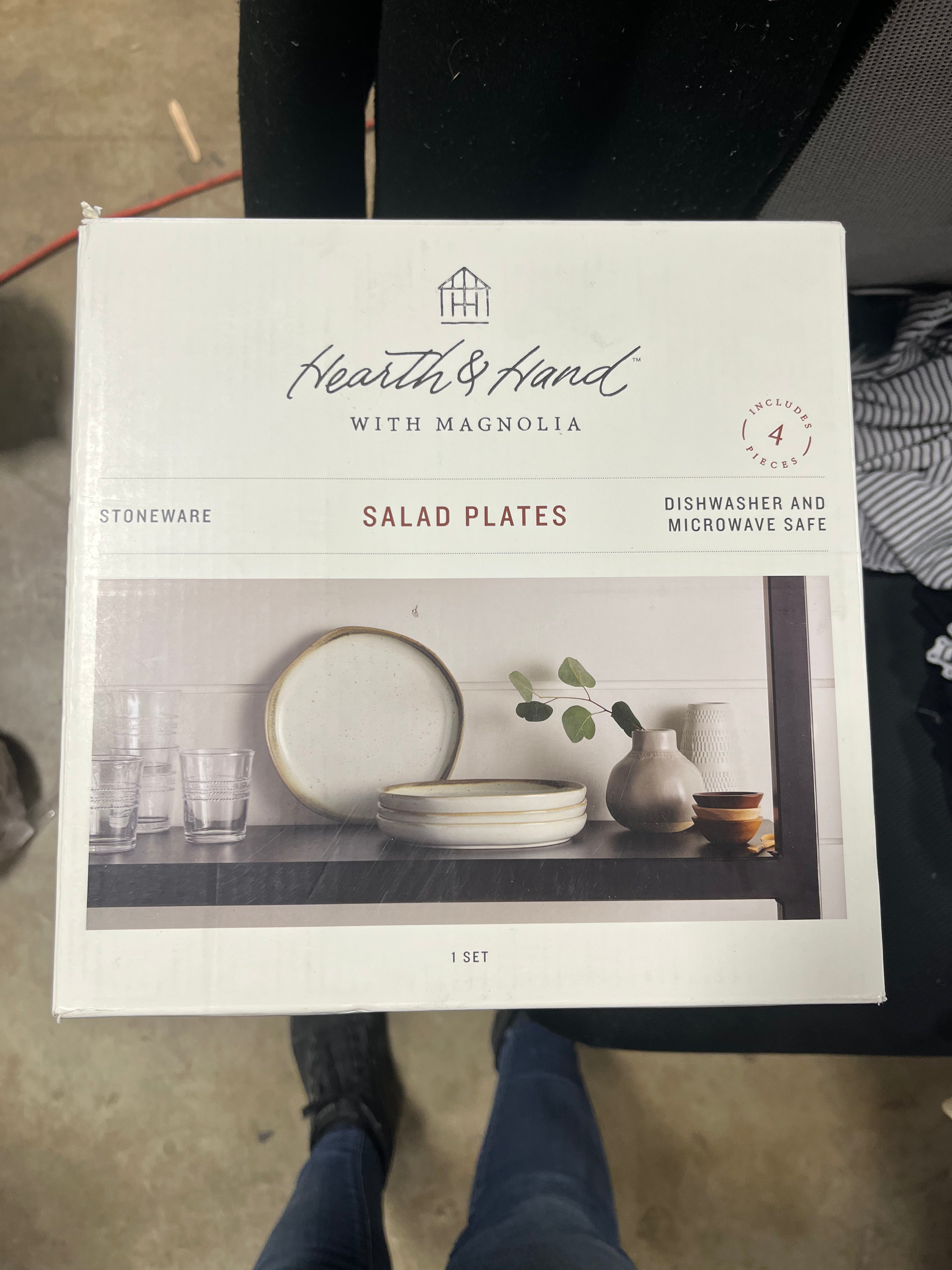 Stoneware Reactive Glaze Salad Plate