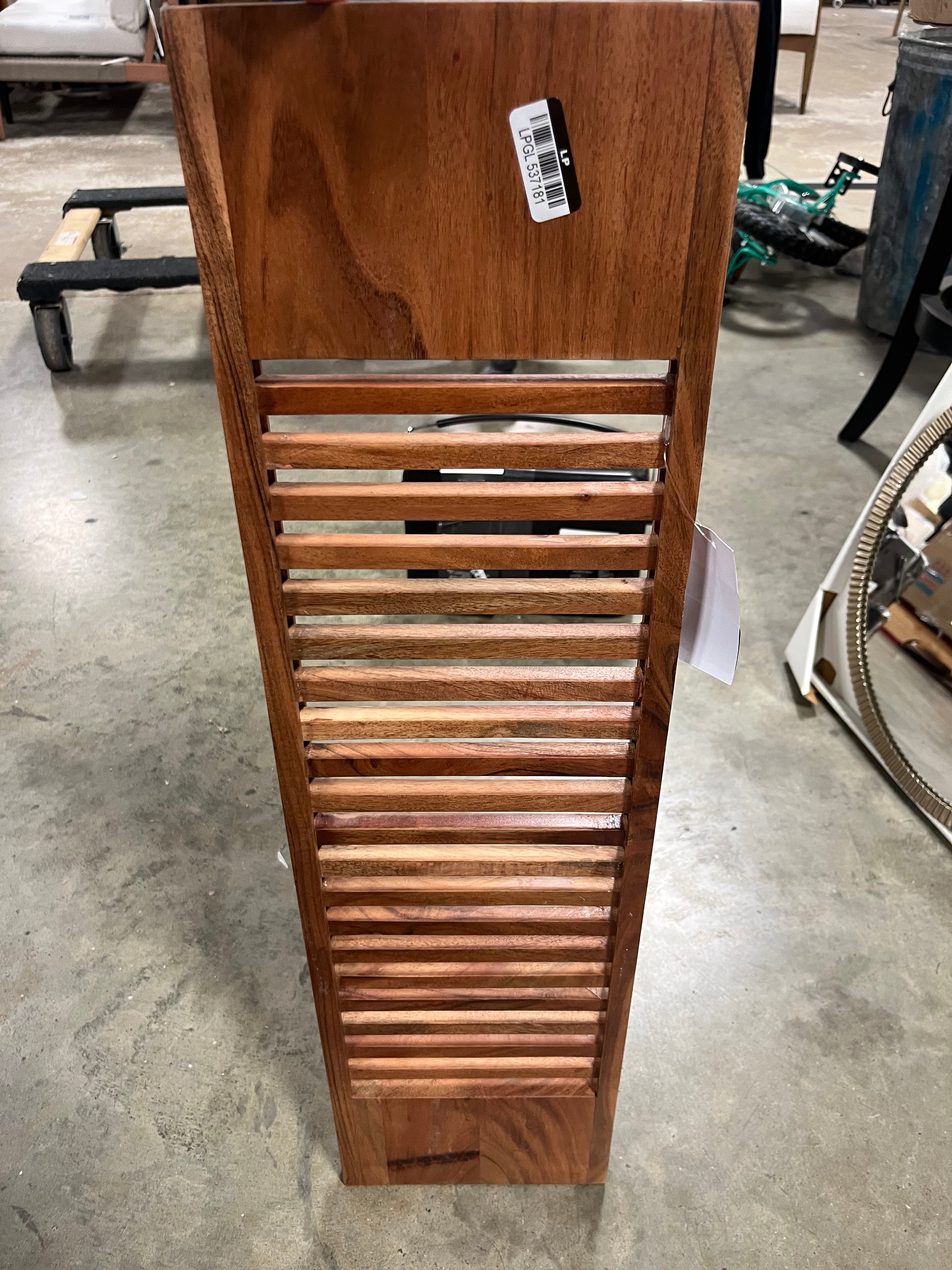 Slatted Wood Bathtub Tray