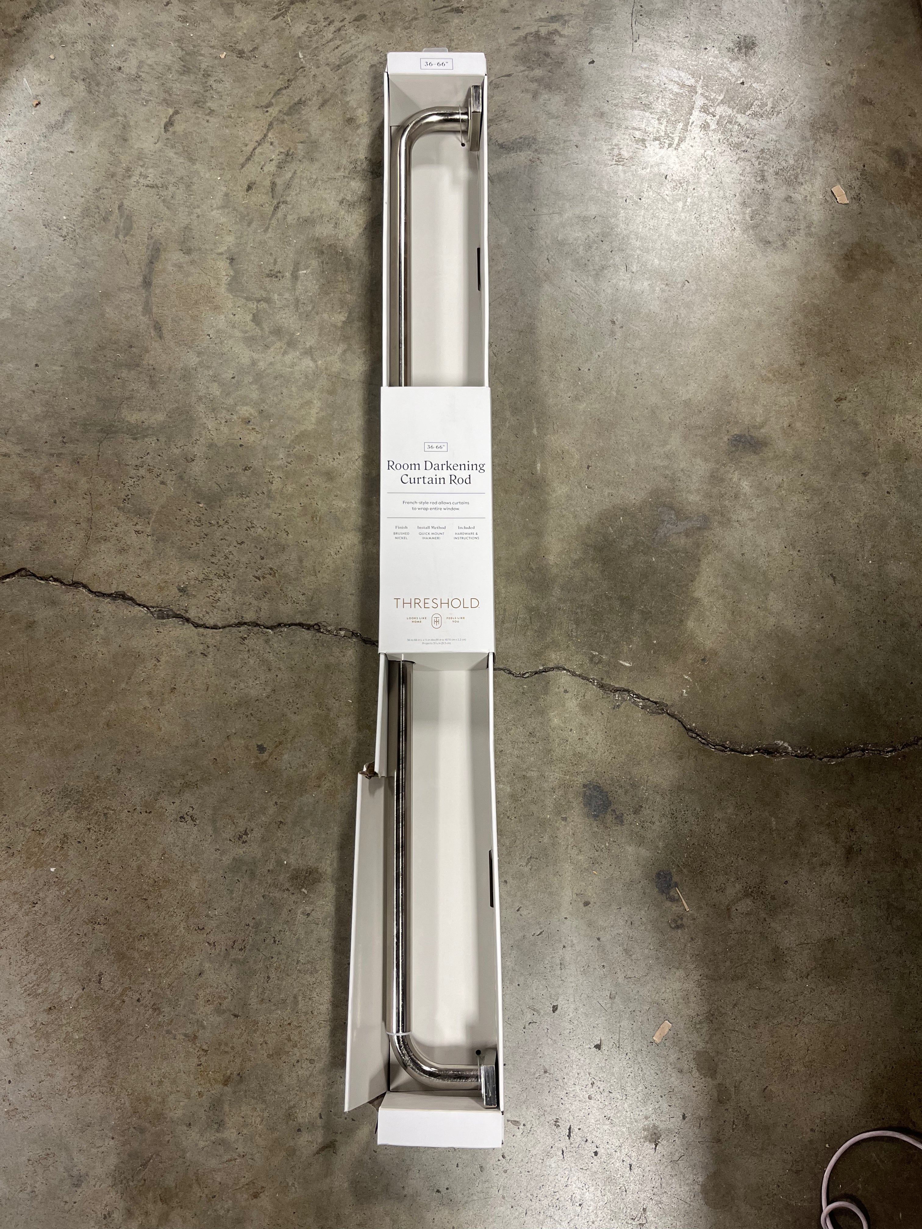 Blackout Rectangle Curtain Rod