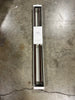 Double Curtain Rod with Easy Install Nickel/Dark Brown