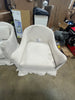 Box Pleat Upholstered Chair Set of 2