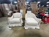 Box Pleat Upholstered Chair Set of 2