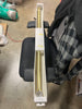Clear Ribbed Curtain Rod Brass