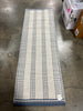 Vertical Stripes Wool-Cotton Blend Runner/Accent Rug 2'4
