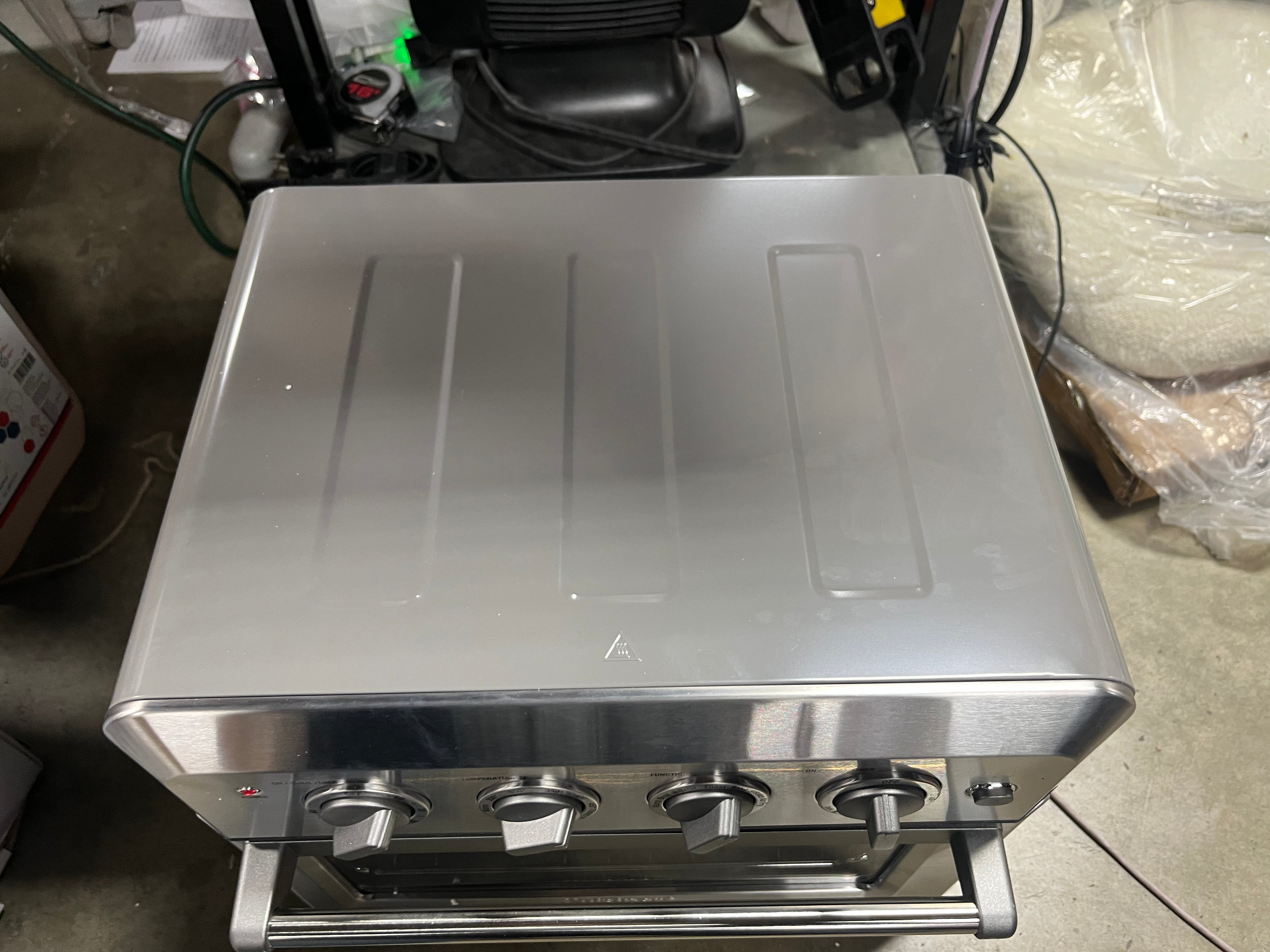 Air Fryer Toaster Oven Stainless Steel - Convection Bake, Broiler, Cool Touch