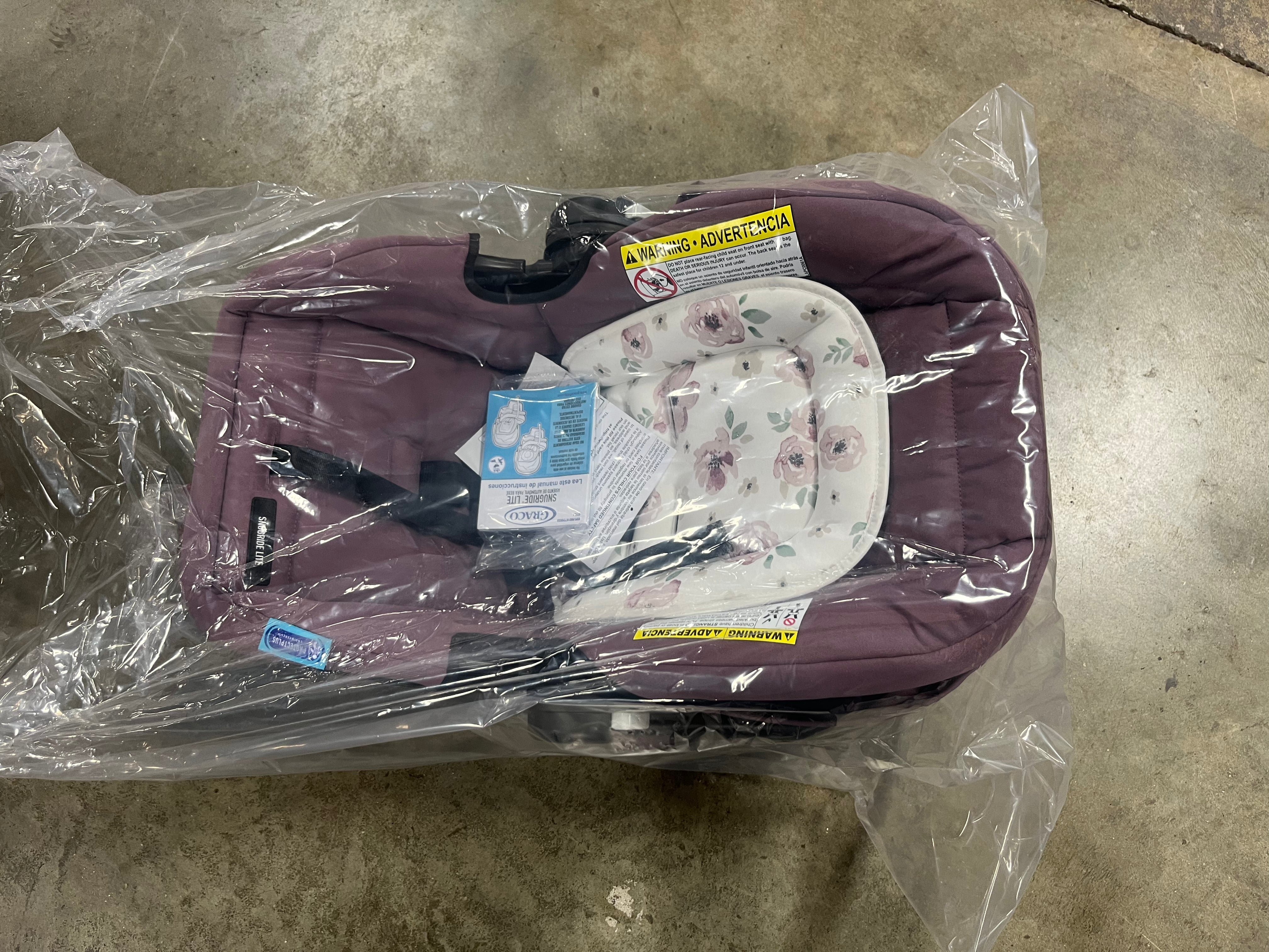 Verb Click Connect Travel System with SnugRide Infant Car Seat - Pink/Black