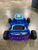 6V Electric Go Kart for Kids, Electric Ride-On Toy with Lights, MP3 Jack, Remote Control, Seat Belt, Durable PVC and Iron Construction, Rechargeable Battery