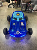 6V Electric Go Kart for Kids, Electric Ride-On Toy with Lights, MP3 Jack, Remote Control, Seat Belt, Durable PVC and Iron Construction, Rechargeable Battery