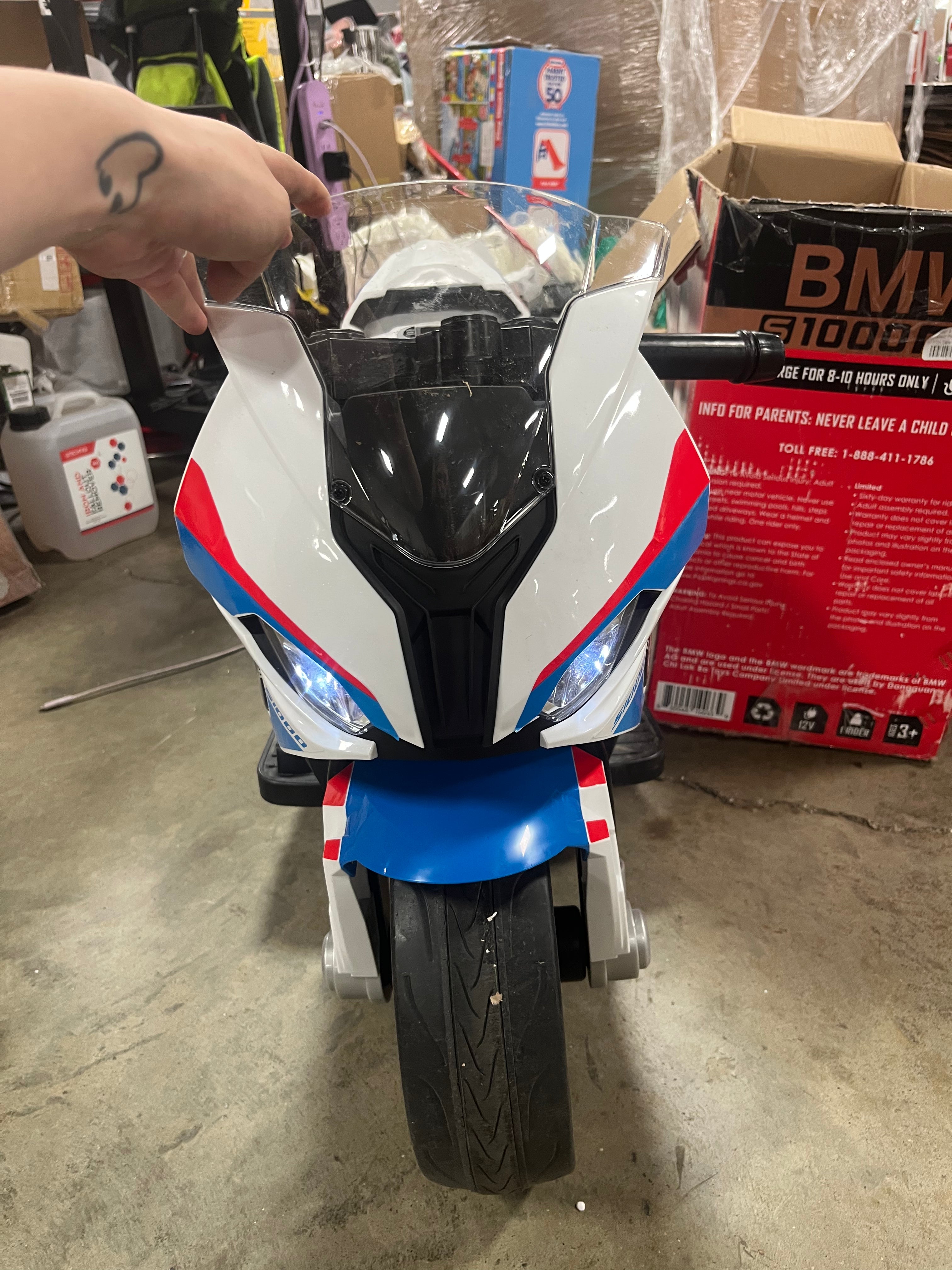 Best Ride on Cars 12V BMW Motorcycle Powered Ride-On - White