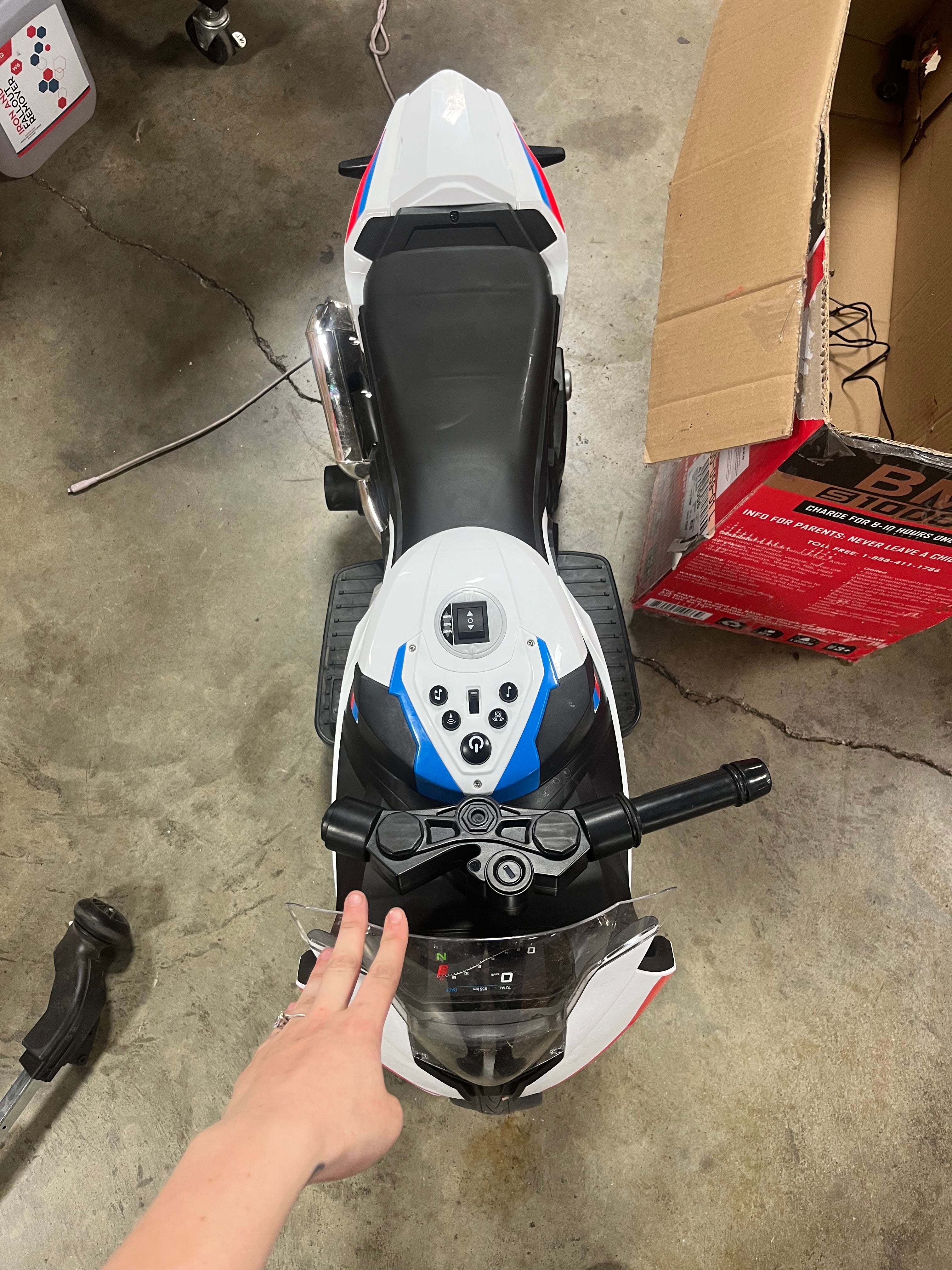Best Ride on Cars 12V BMW Motorcycle Powered Ride-On - White