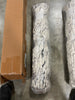 Chunky Rectangular Handmade Woven Area Rug Cream - 2'x3' Accent
