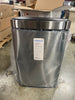 Motion Wastebasket with Liner - Stainless Steel Touchless Kitchen Trash Can, Silver